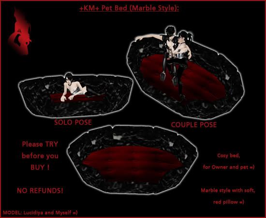 marble pet bed