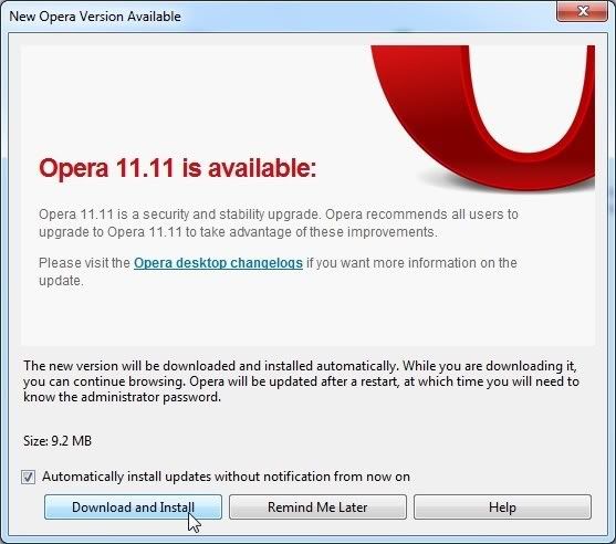 Opera 11.11