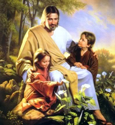 Jesus and the Children Pictures, Images and Photos