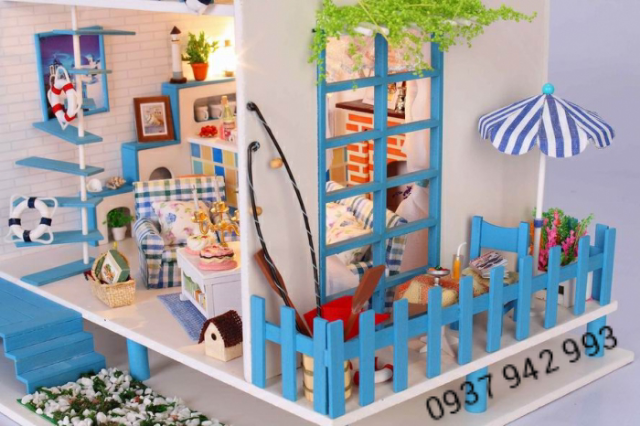Cam's House - DIY - Mô hình nhà gỗ siêu dễ thương giá rẻ cho các bạn! - 20