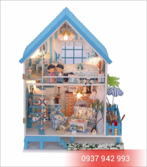 Cam's House - DIY - Mô hình nhà gỗ siêu dễ thương giá rẻ cho các bạn! - 19