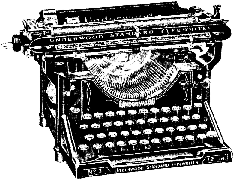 typewriter rights to this photo are expired. no link needed.