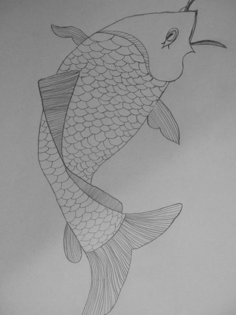 goldfish tattoo meaning. house i found some magical junk that goldfish tattoo design.