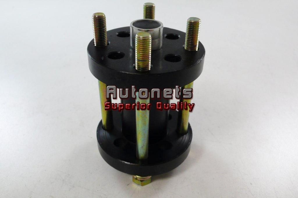 3" Billet Aluminum Radiator Fan Spacer Water Pump Black Chevy Ford