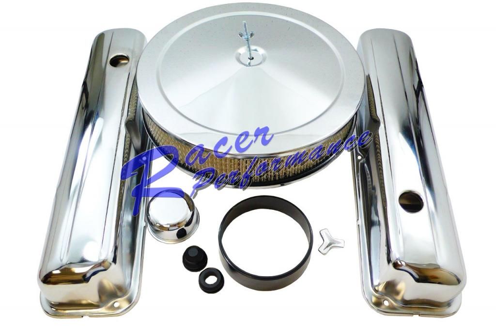 Chrome BB Ford Engine Dress Up Kit W/ Air Cleaner FE 352 360 390 428 V
