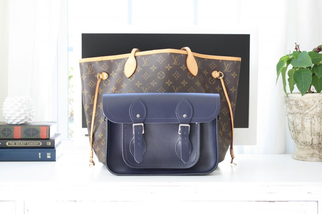 Cambridge Satchel Company 11 inch Classic vs Louis Vuitton Neverfull MM photo IMG_4643_zps07beda9f.jpg