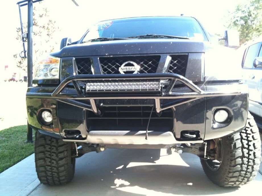 Nissan titan prerunner light bar #1