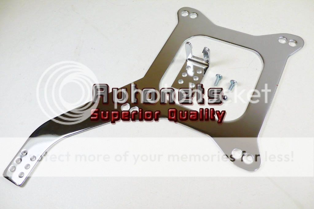 Chrome Steel Carburetor Linkage Plate Holley AFB 41504160 GM 4BBL Hot Rat Rod eBay