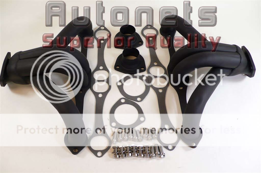 SBC Chevy Black Hugger headers 265 283 305 307 327 350  