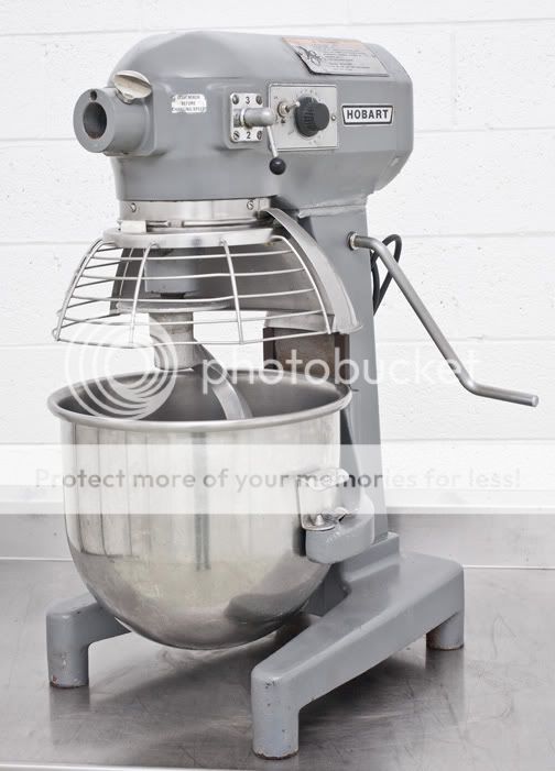 HOBART A200 20 QUART DOUGH MIXER w BOWL HOOK & PADDLE  