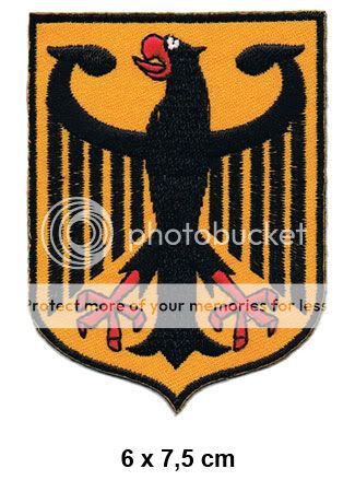 BUNDESADLER Aufnäher Patches BRD Bundesrepublik Deutschland Politik