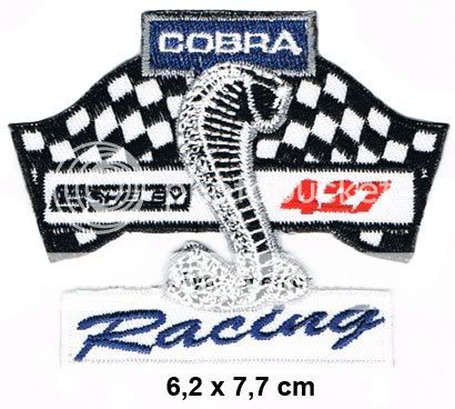 COBRA 427 RACING Aufnäher Patches Ford Mustang Shelby GT500 USA