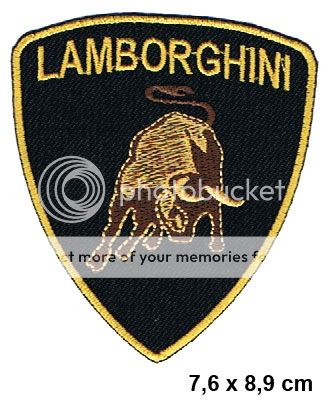 LAMBORGHINI Aufnäher Patch Murcielago Gallardo Spyder