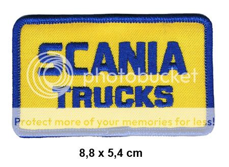 SCANIA TRUCKS Aufnäher Patches LKW 82 112 142 Trucker