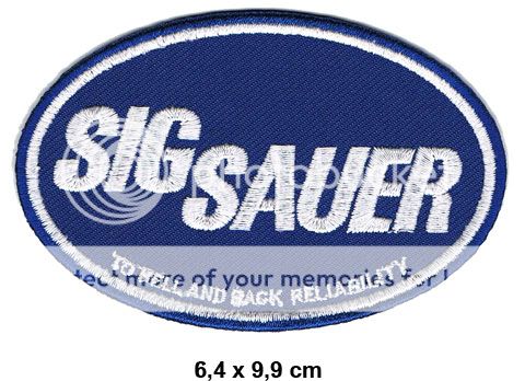 SIG SAUER Aufnäher Patches Pistolen P6 P210 Mosquito