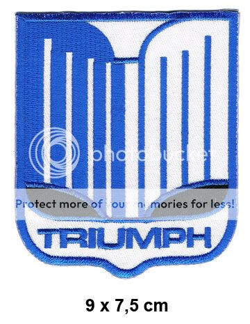 TRIUMPH Aufnäher Patch Motorrad Biker Thunderbird Tiger